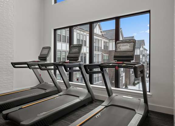 Professional caliber fitness studio with Matrix® equipment, free weights and virtual training