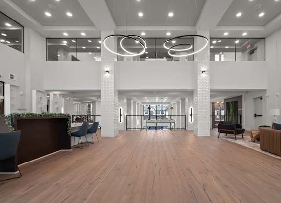 Impressive multi-story clubhouse