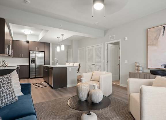 Spacious living room