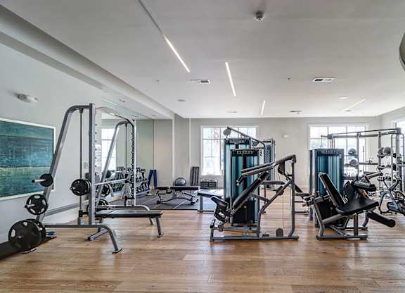 24-hour professional fitness studio with free weights, stretch zone and Matrix  equipment