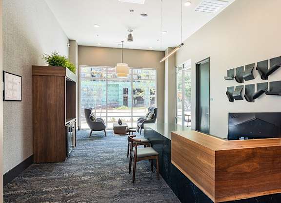 Lobby Area at Railside at Wadsworth Station, Colorado