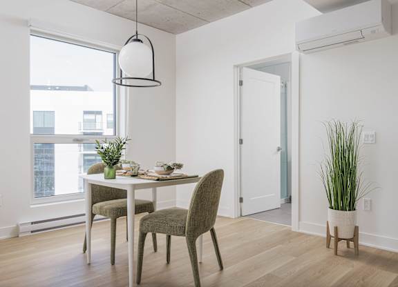 Dining Room at Lynk De la Savane Apartments, Montreal, Québec