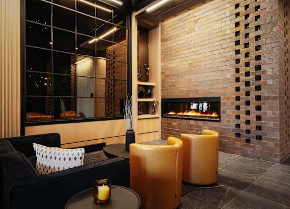 Resident Lounge at Lynk De la Savane Apartments, Montreal, QC