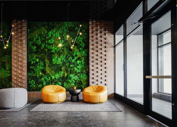 Apartment Lobby at Lynk De la Savane Apartments, Montreal, QC