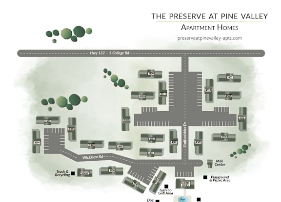 map at The Preserve at Pine Valley Apartments, Wilmington, NC 28412