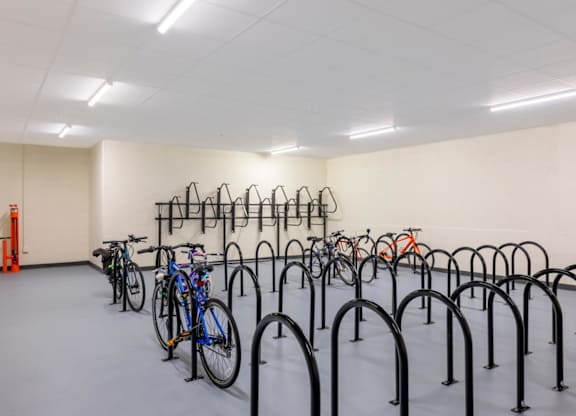Bike Parking at The Vale at the Parks, Washington, DC  