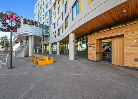 Courtyard View at Channel House, Oakland California