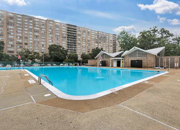 Swimming pool at The Graham at Southern Towers, Virginia, 22311