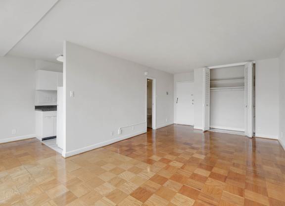 Unfurnished checkered floor at Monticello at Southern Towers, Alexandria, Virginia, 22311