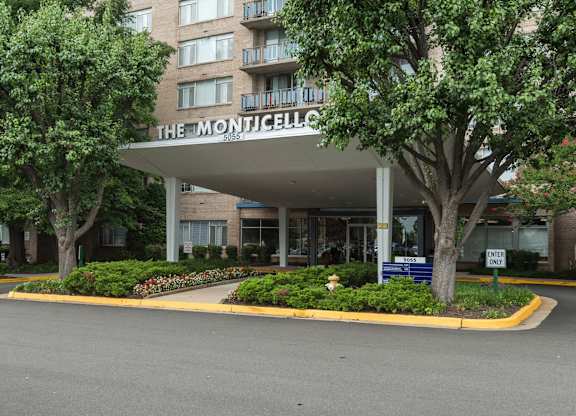 Entrance at Monticello at Southern Towers, Alexandria, Virginia