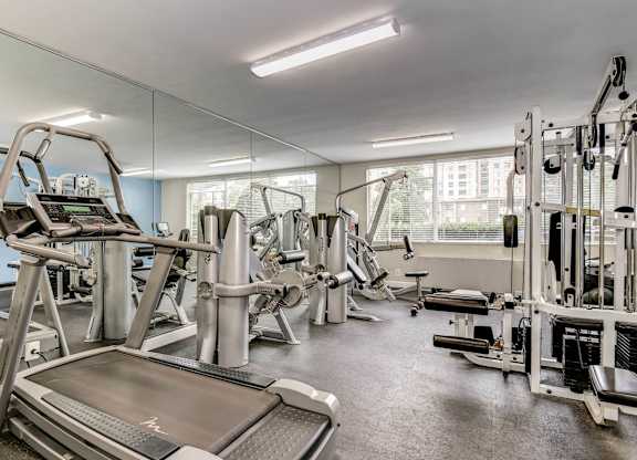 Gym at Monticello at Southern Towers, Alexandria