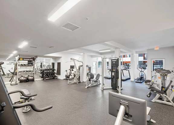 Gym at Sora Apartments, Inglewood, CA, 90302