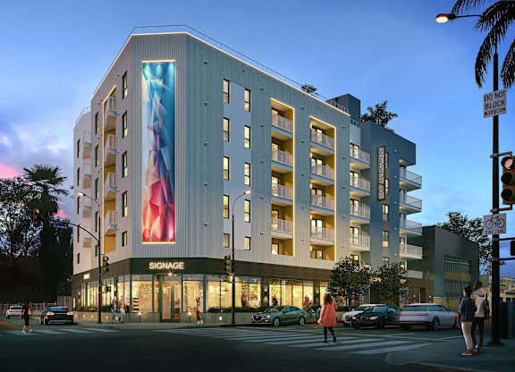Building Exterior View at The Read, Los Angeles, CA 90016