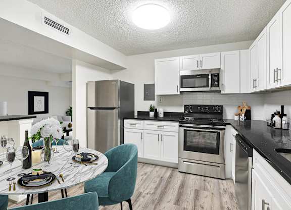 Well equipped kitchen at Vistas of Annandale, Annandale, Virginia