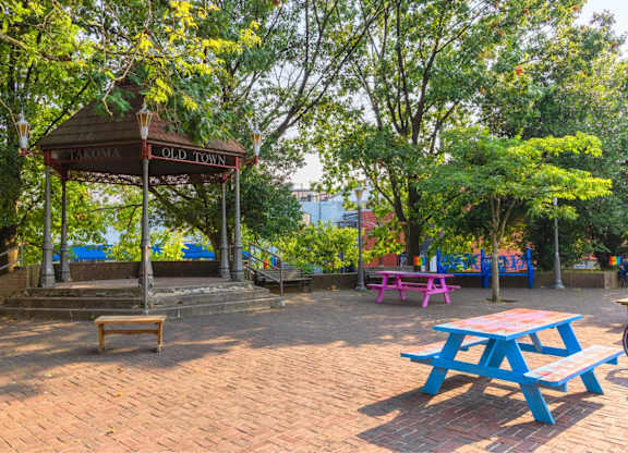 Picnic Bench at The Vale at the Parks, District of Columbia, 20012