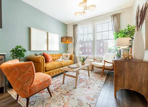 Living Room at The Vale at the Parks, Washington, DC