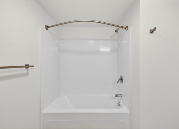 White Bathroom at Victory Northgate Apartments, Seattle, WA, 98125