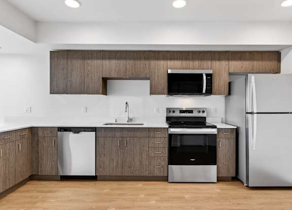Bright Kitchen at Victory Northgate Apartments, Seattle
