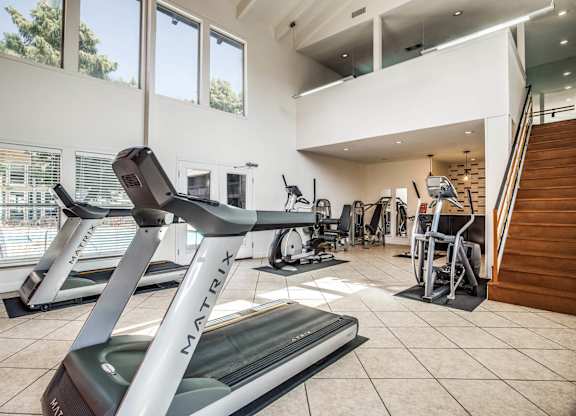A treadmill with the brand name