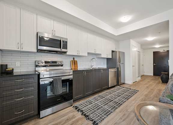 Kitchen at The Maverick Apartments, Kitchener, ON N2H 0E3