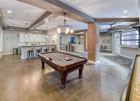 Billiards Table at Vue at Embry Hills, Atlanta, GA, 30042