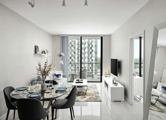 Dining And Living Area at Palma, Doral, Florida