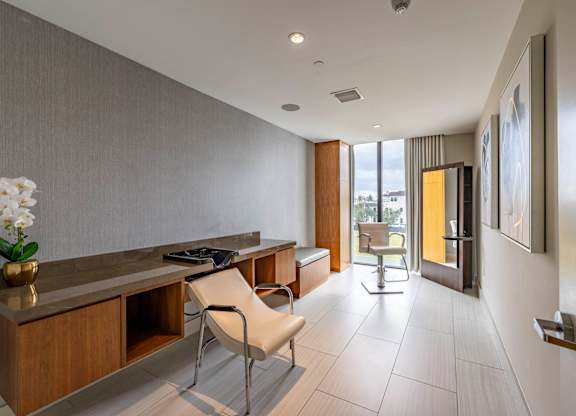 A modern office with a chair  at Palma, Florida, 33166