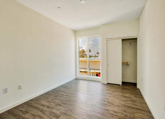 Unfurnished Living Area at Catalina West Adams, Los Angeles, CA