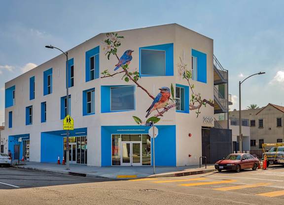 Building Exterior View at Catalina West Adams, Los Angeles, CA 90016