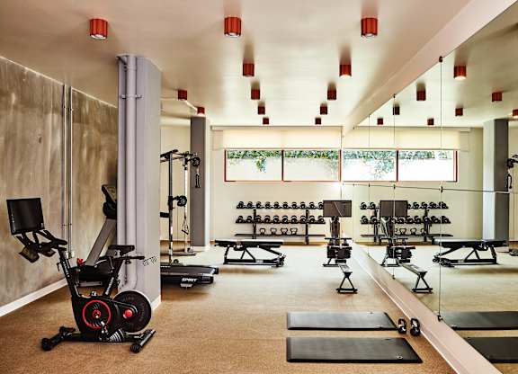 Gym at Alsace Living, Los Angeles