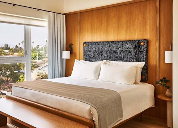 Comfortable Bedroom at Alsace Living, Los Angeles, CA