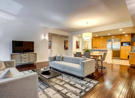 Living Room With Kitchen at Catania, California