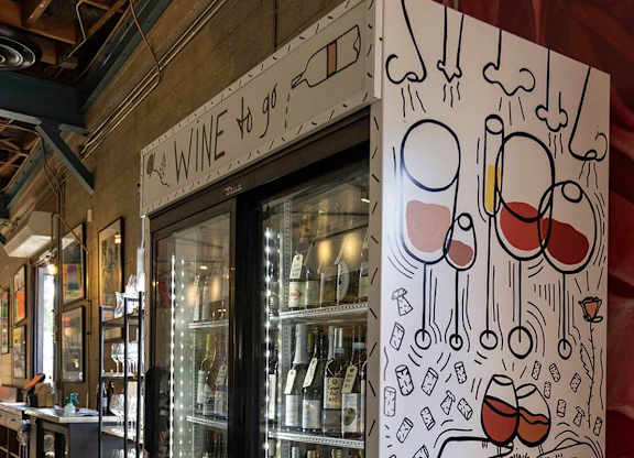 A wine shop at The Wilson, Santa Monica, 90405