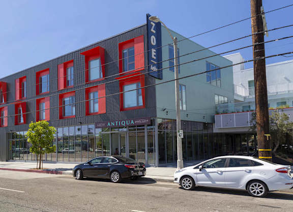 Parking Area at Zoe Lofts, Los Angeles, CA