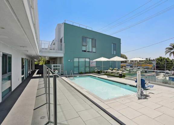 Rooftop Pool at Zoe Lofts, California, 90016