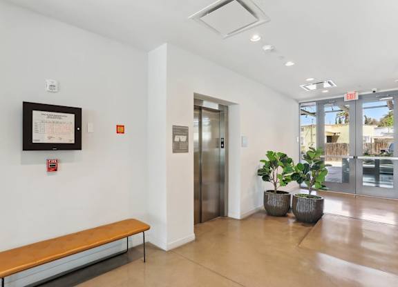 Elevator Access at Zoe Lofts, Los Angeles California