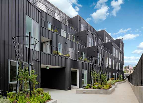 Exterior Landscape at The Dillon, Los Angeles, CA 90026