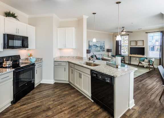 Home Kitchen at Leland Station Apartments, Leland, 28451