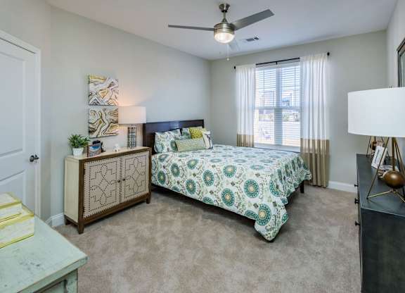 Master Bedroom at Leland Station Apartments, Leland, North Carolina