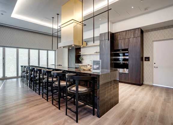 Clubhouse Kitchen at Citizen on Jasper, Edmonton, AB