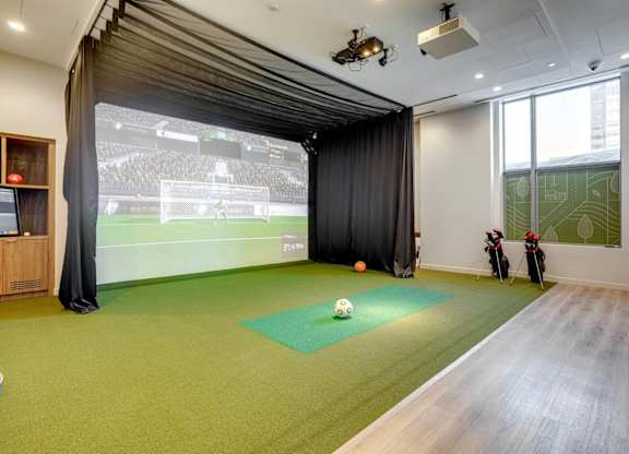 Golf Simulator at Citizen on Jasper, Edmonton, AB, T5K 0M5