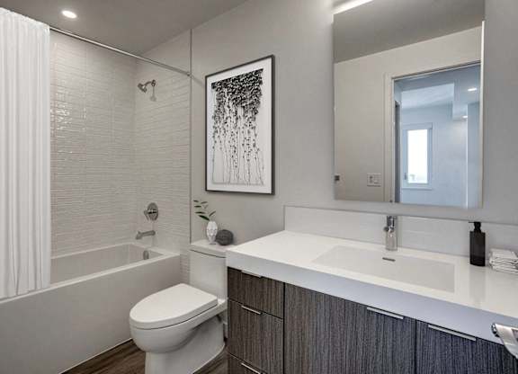 Spa Inspired Bathroom at Citizen on Jasper, Edmonton, T5K 0M5