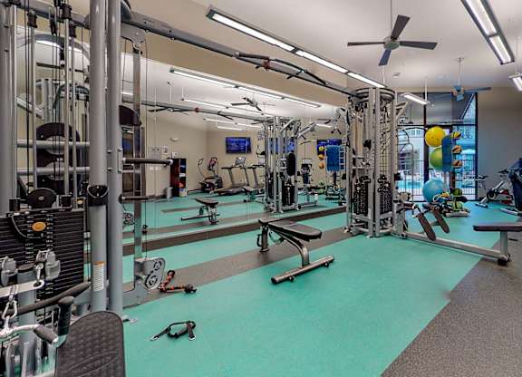 World-Class Fitness Center at Civic at Frisco Square Apartments, Frisco, TX, Texas, 75034