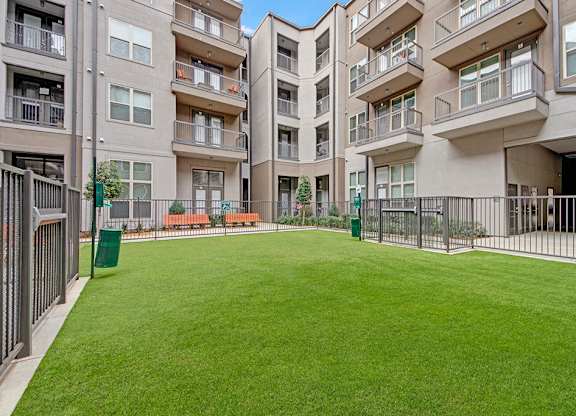 Lush Courtyards With Ample Sitting at Civic at Frisco Square Apartments, Frisco, TX, Texas