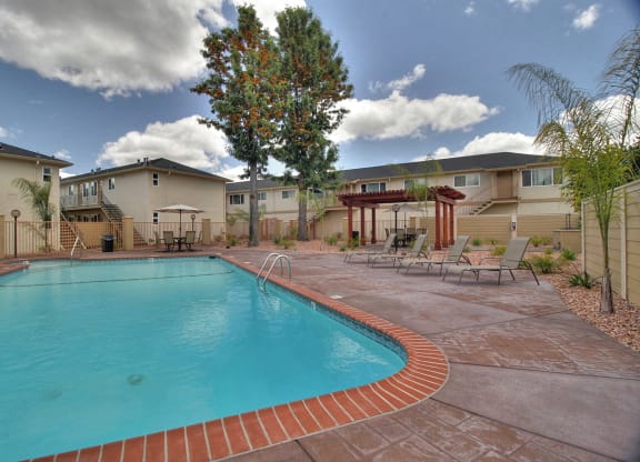 Swimming Pool view at South Mary Place, California