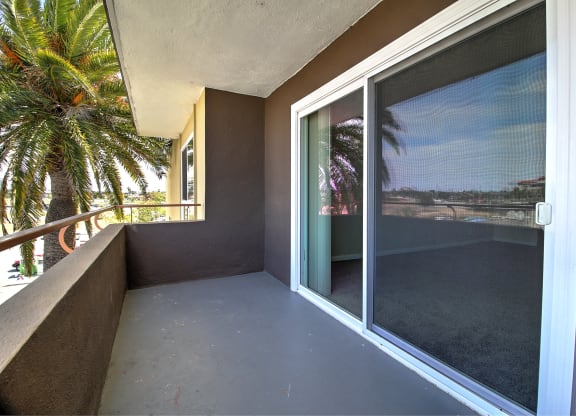 Balcony view at Madison Place, San Mateo