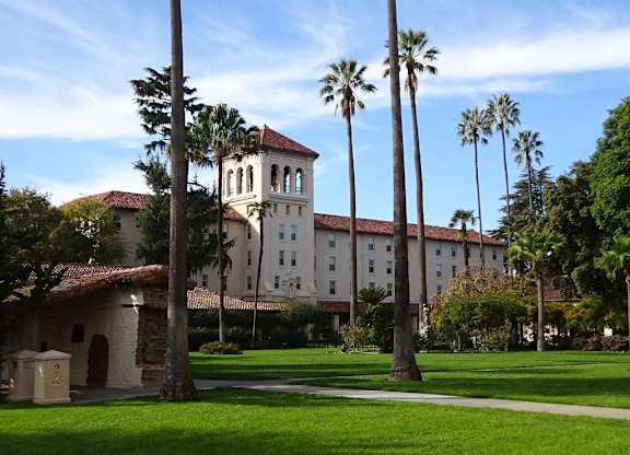 a building on the campus