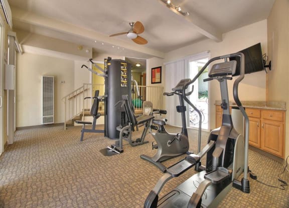 State-Of-The-Art Gym And Spin Studio at Maison Massol, Los Gatos