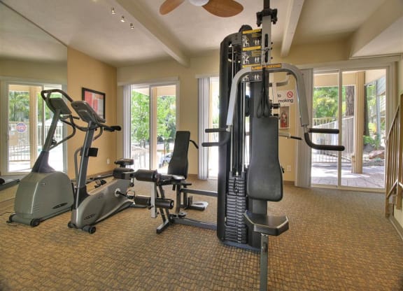 Modern Fitness Center at Maison Massol, Los Gatos, California