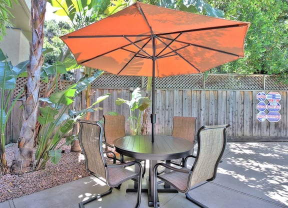 Outdoor sitting  at Ambassador, California